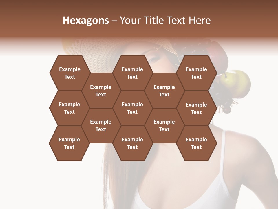 Beautiful Citrus Grape PowerPoint Template