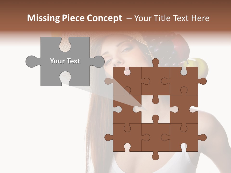 Beautiful Citrus Grape PowerPoint Template