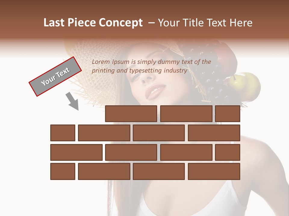 Beautiful Citrus Grape PowerPoint Template