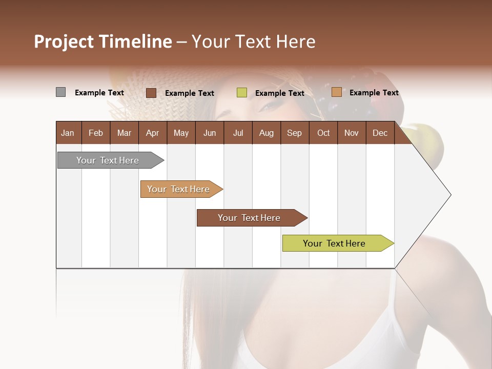 Beautiful Citrus Grape PowerPoint Template