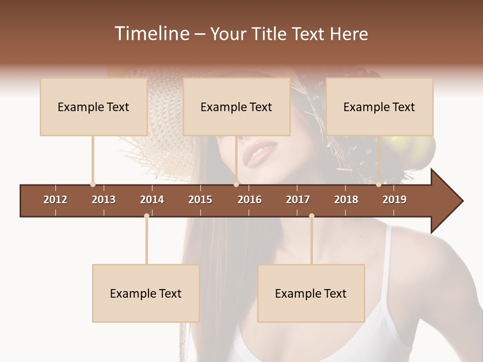 Beautiful Citrus Grape PowerPoint Template