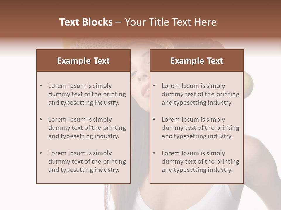 Beautiful Citrus Grape PowerPoint Template