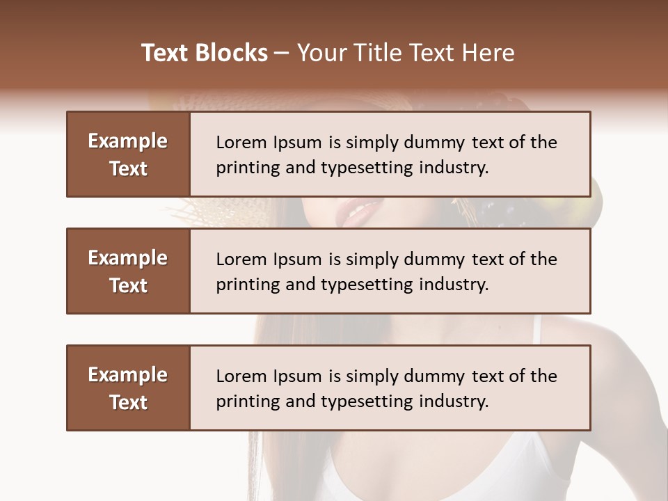 Beautiful Citrus Grape PowerPoint Template