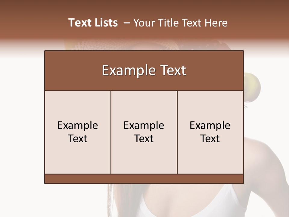 Beautiful Citrus Grape PowerPoint Template