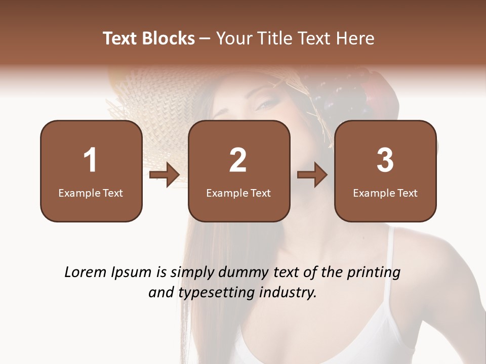 Beautiful Citrus Grape PowerPoint Template