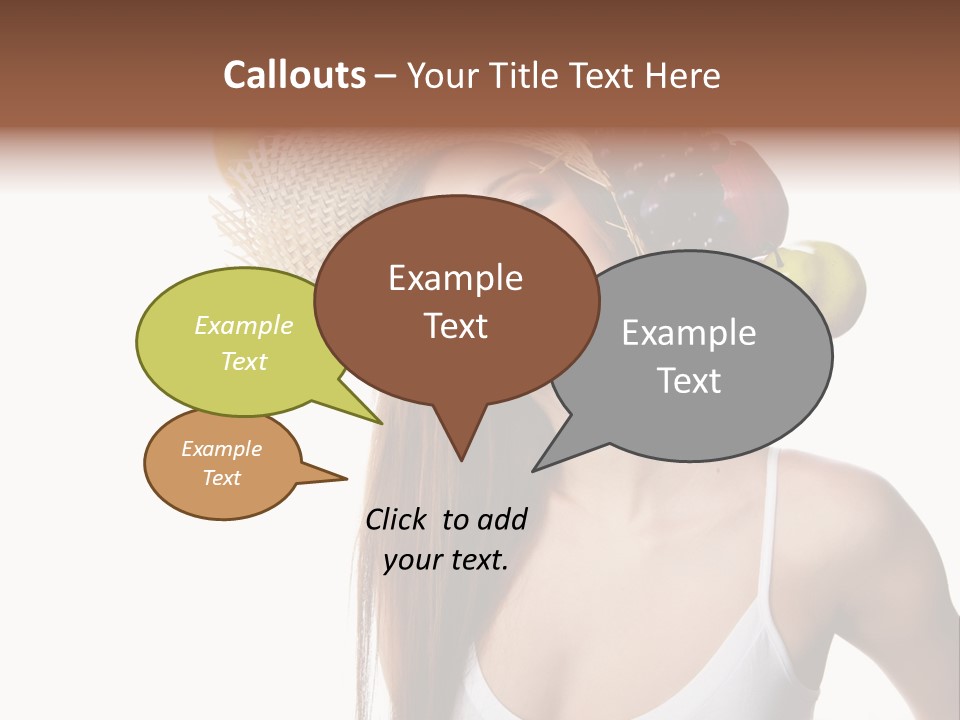 Beautiful Citrus Grape PowerPoint Template