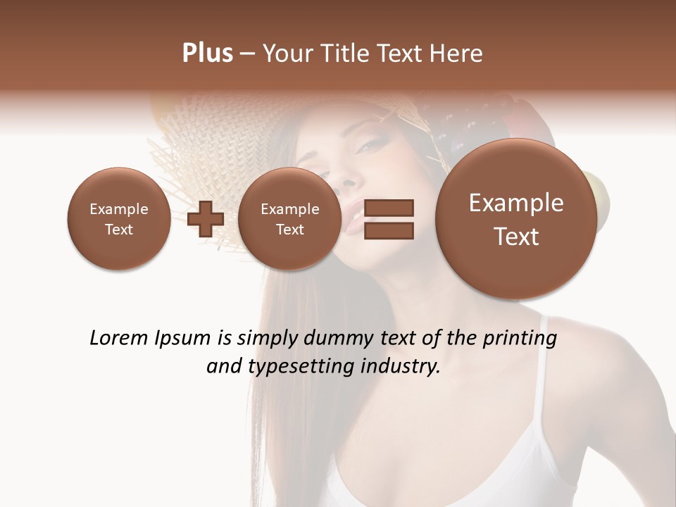 Beautiful Citrus Grape PowerPoint Template