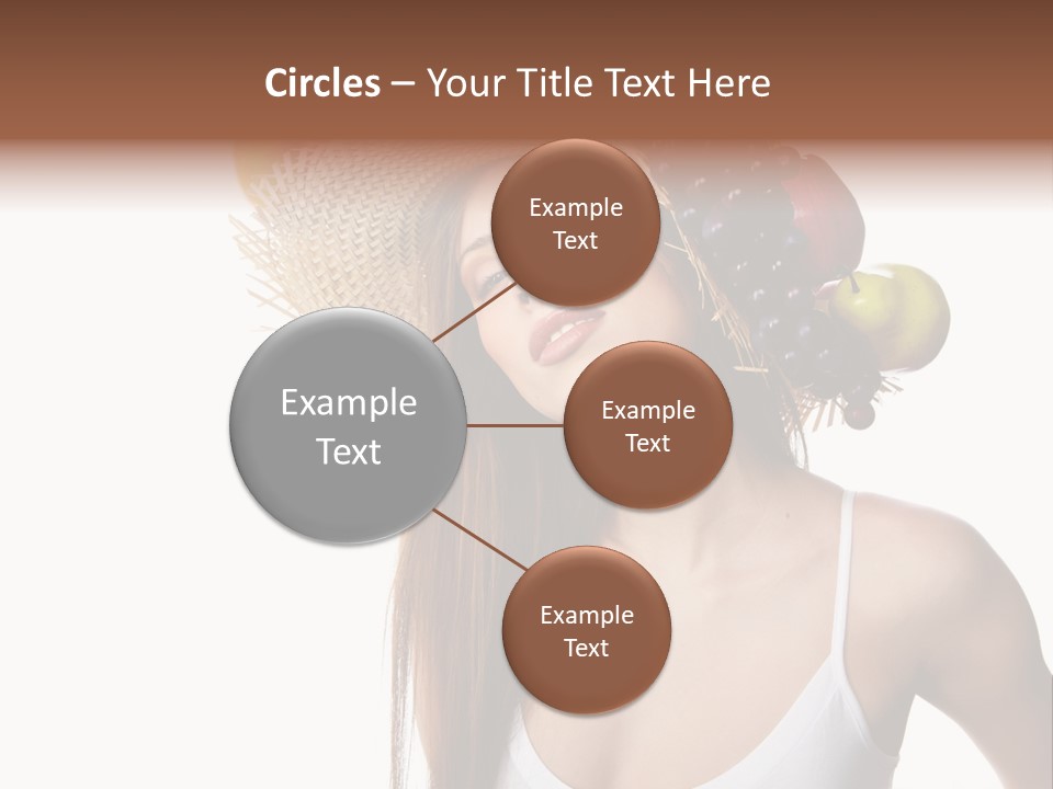 Beautiful Citrus Grape PowerPoint Template