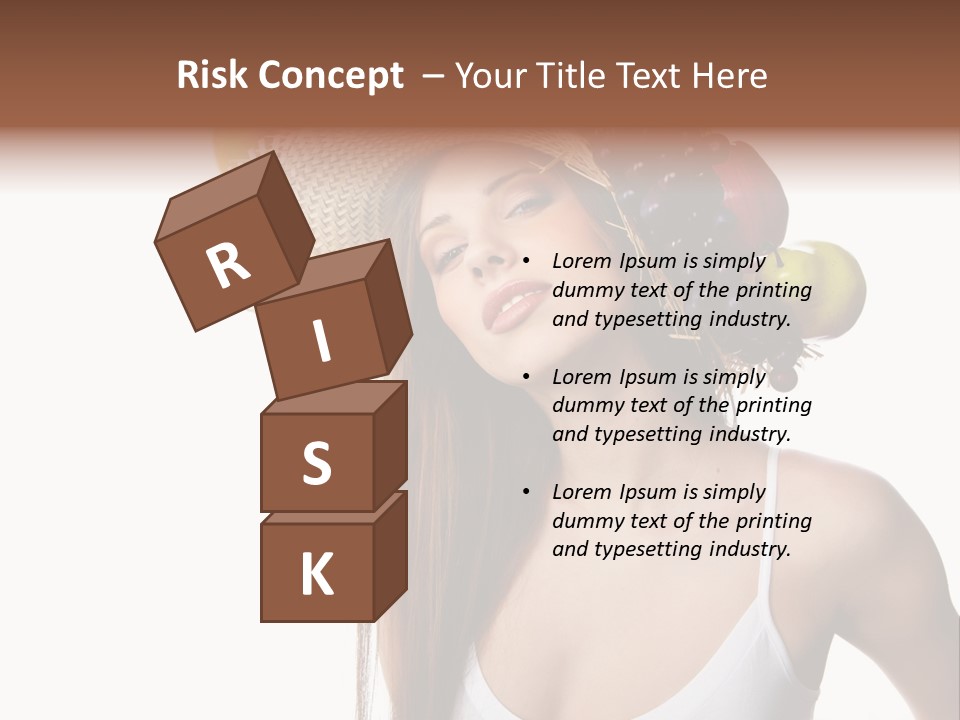 Beautiful Citrus Grape PowerPoint Template