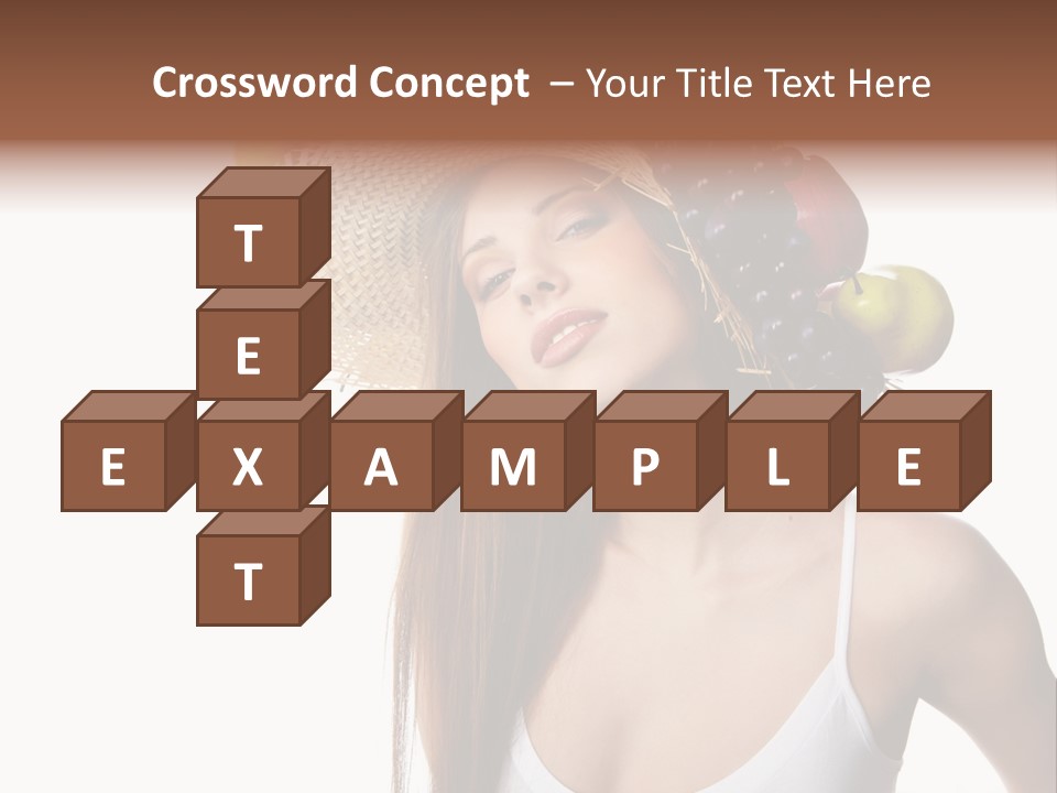 Beautiful Citrus Grape PowerPoint Template