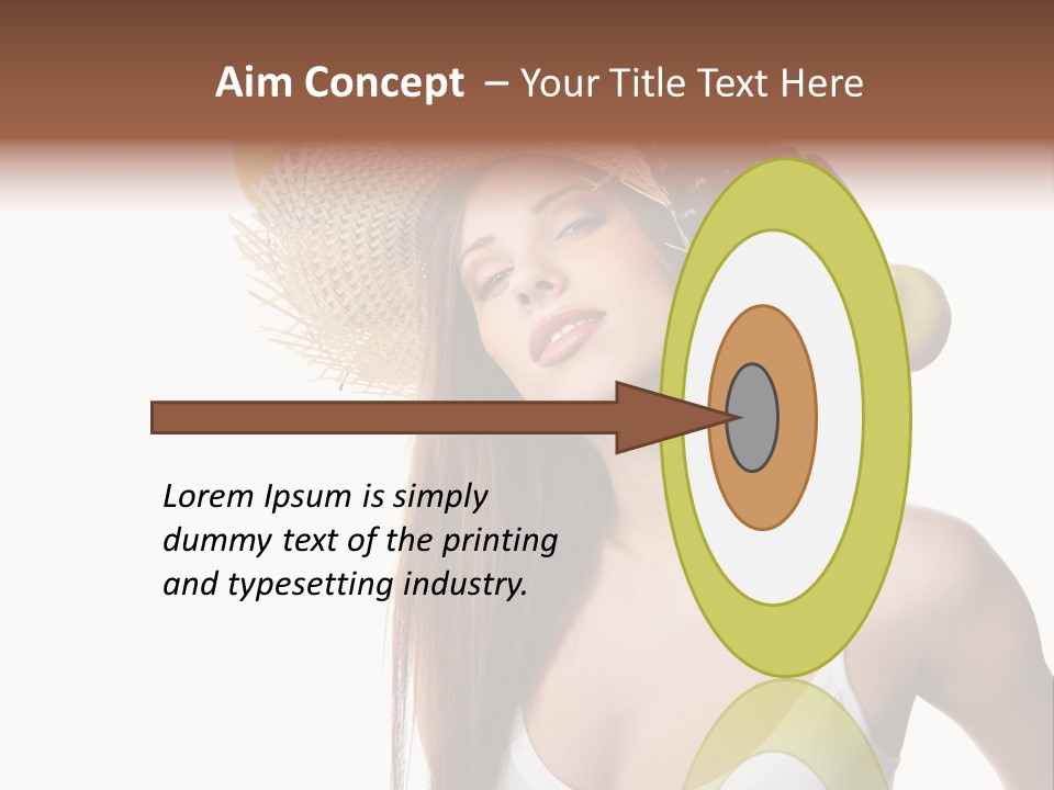 Beautiful Citrus Grape PowerPoint Template