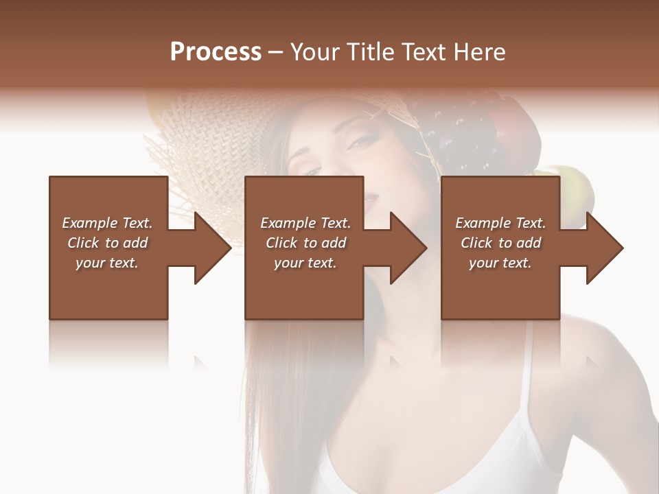 Beautiful Citrus Grape PowerPoint Template