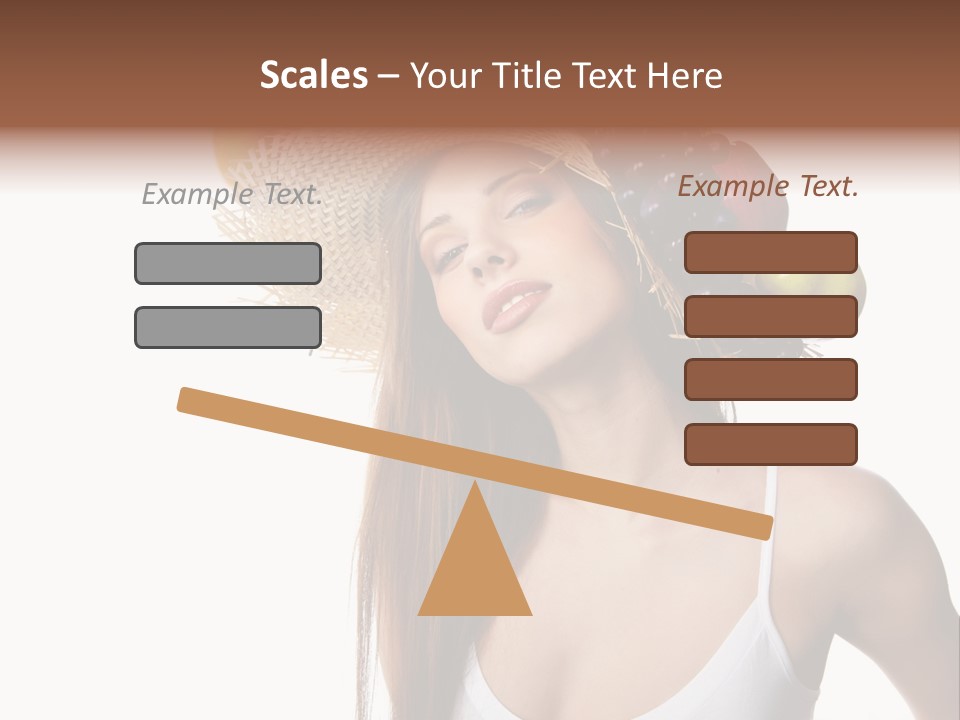 Beautiful Citrus Grape PowerPoint Template