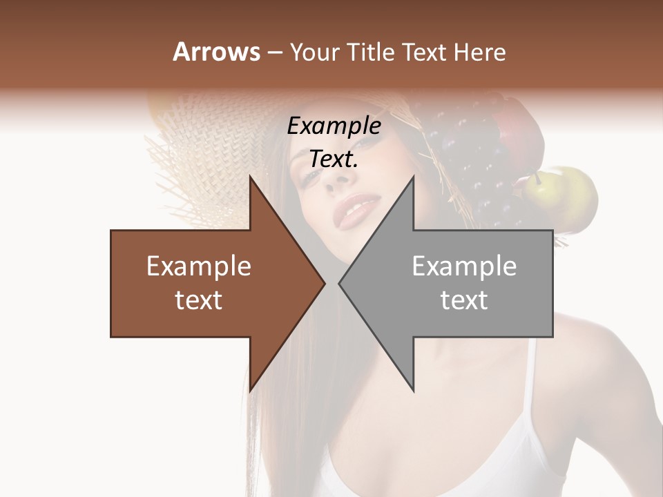 Beautiful Citrus Grape PowerPoint Template