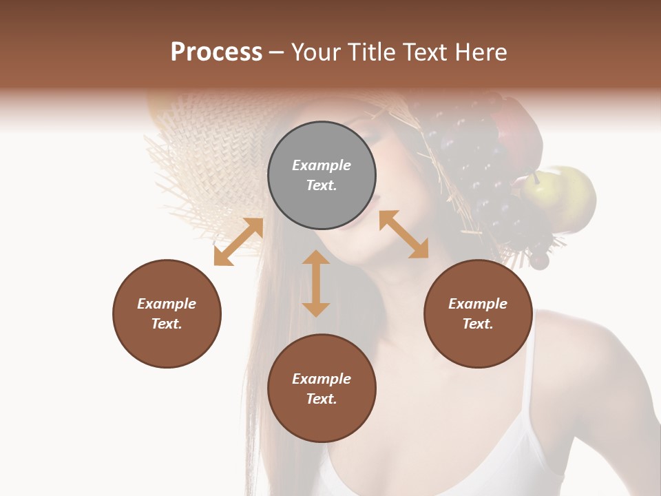 Beautiful Citrus Grape PowerPoint Template