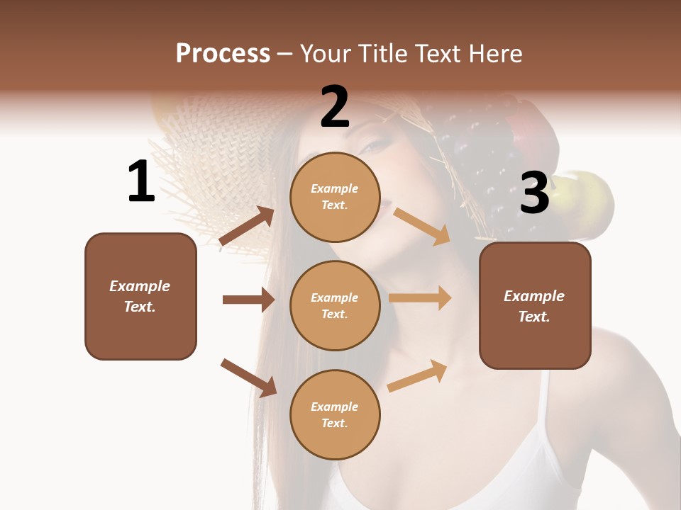 Beautiful Citrus Grape PowerPoint Template