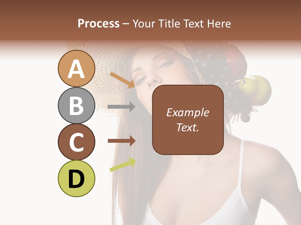 Beautiful Citrus Grape PowerPoint Template