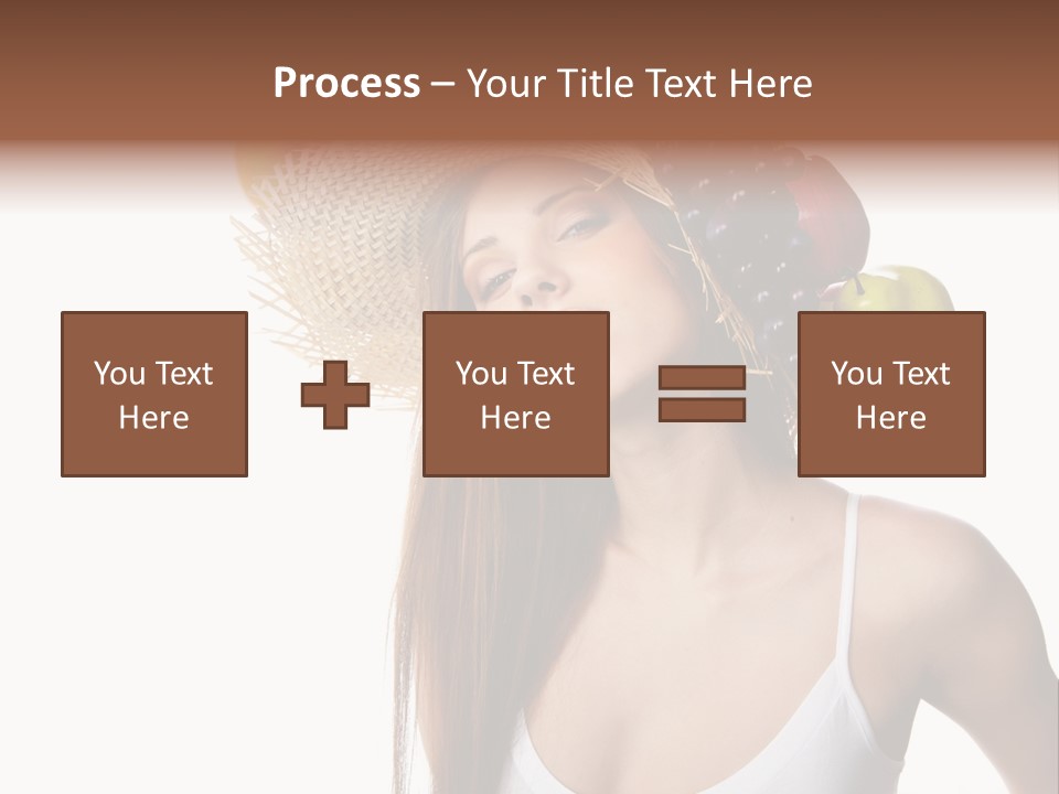 Beautiful Citrus Grape PowerPoint Template