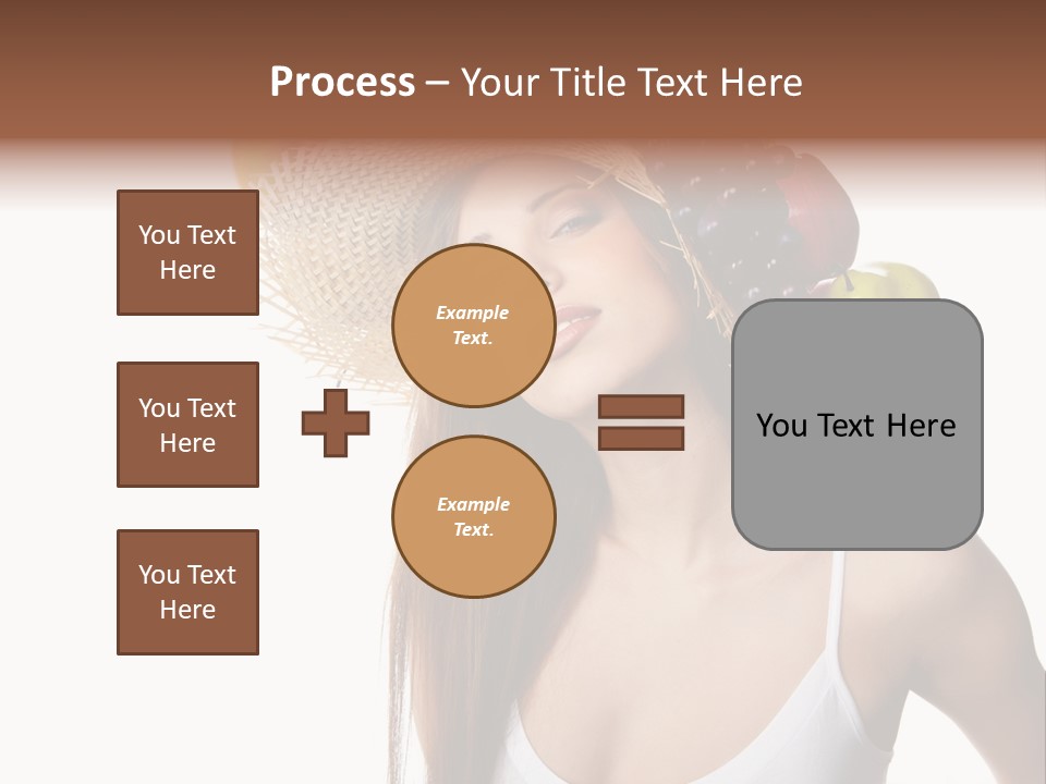 Beautiful Citrus Grape PowerPoint Template