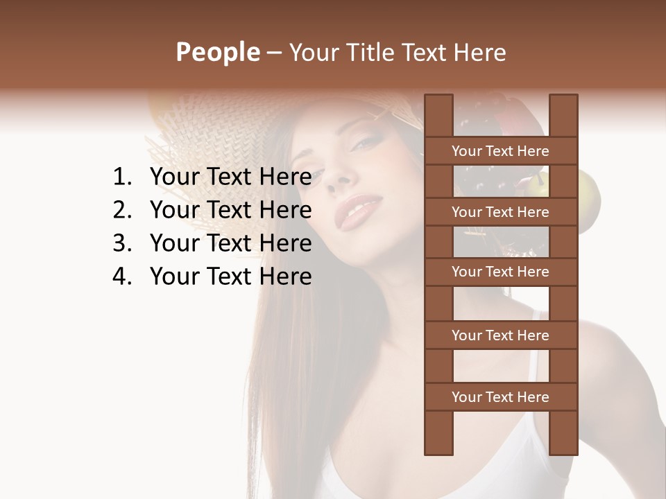 Beautiful Citrus Grape PowerPoint Template