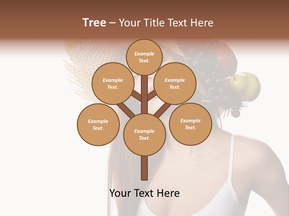 Beautiful Citrus Grape PowerPoint Template