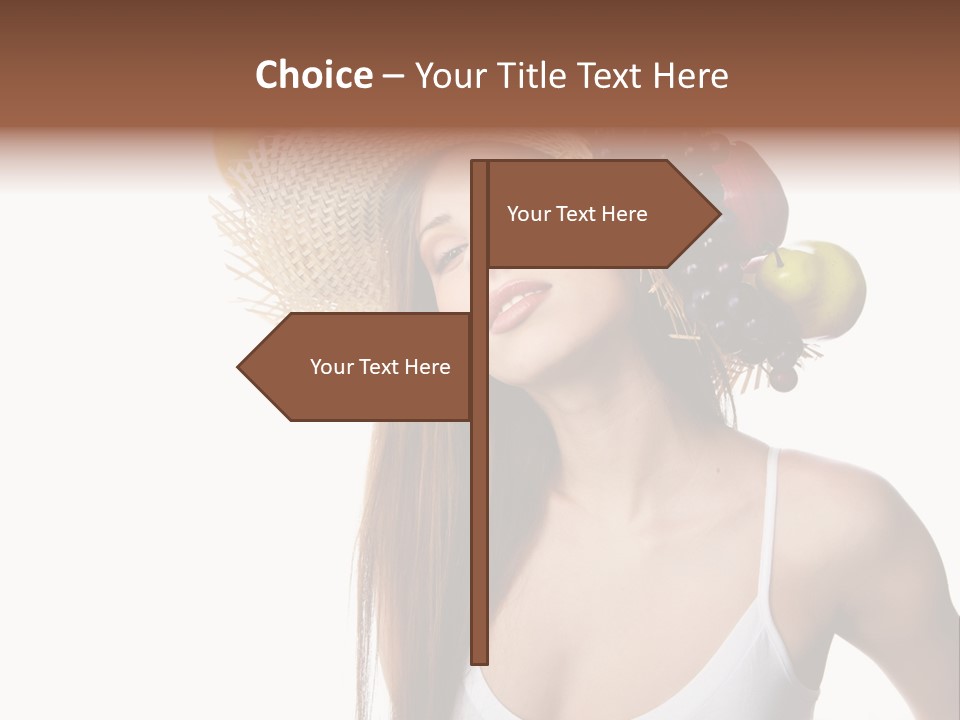 Beautiful Citrus Grape PowerPoint Template