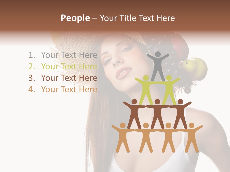 Beautiful Citrus Grape PowerPoint Template