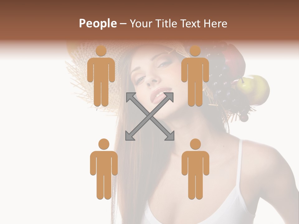 Beautiful Citrus Grape PowerPoint Template