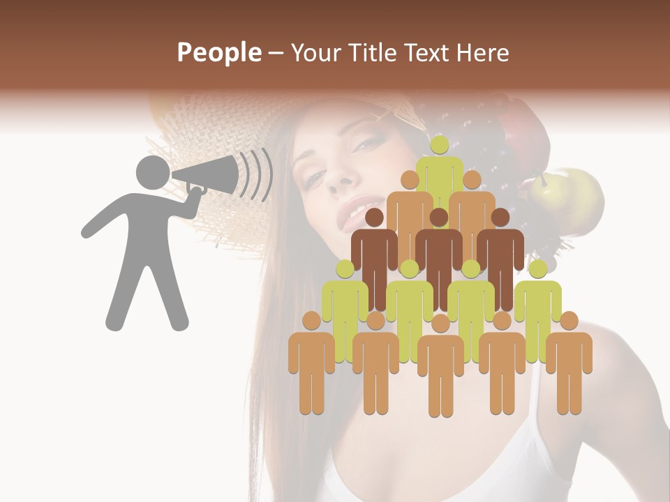 Beautiful Citrus Grape PowerPoint Template