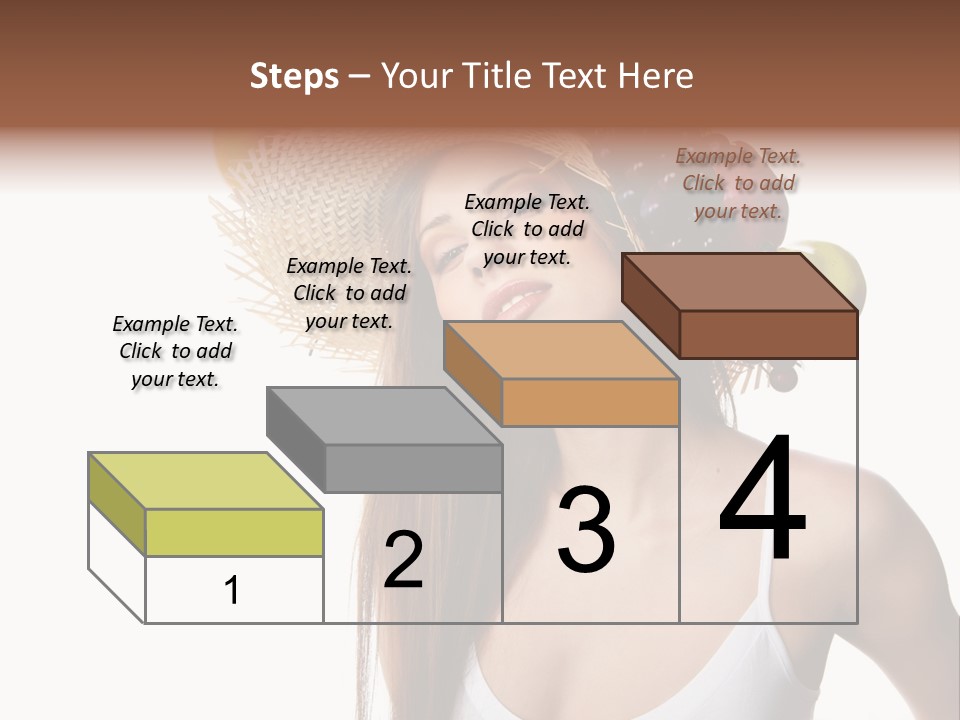 Beautiful Citrus Grape PowerPoint Template