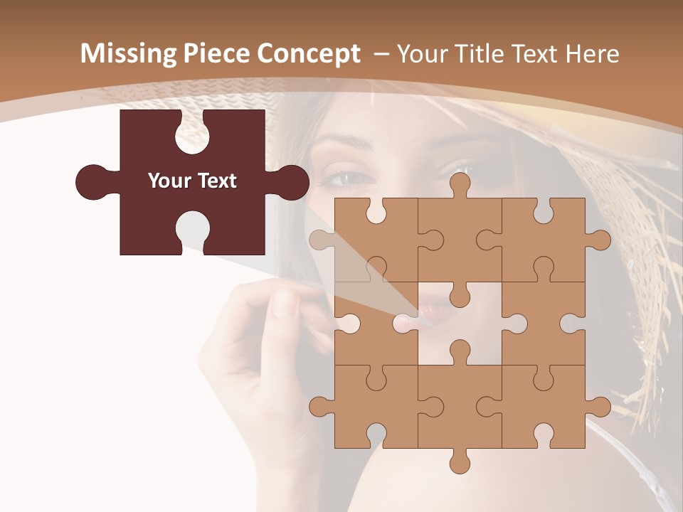 Headwear Concept Nature PowerPoint Template