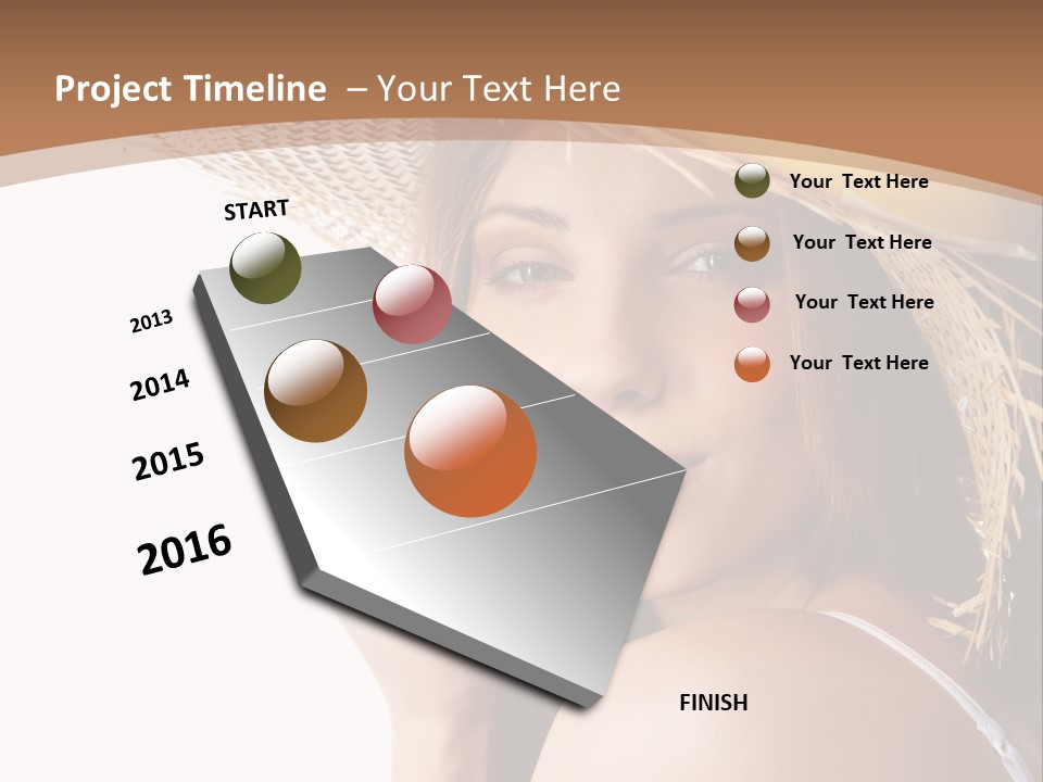 Headwear Concept Nature PowerPoint Template