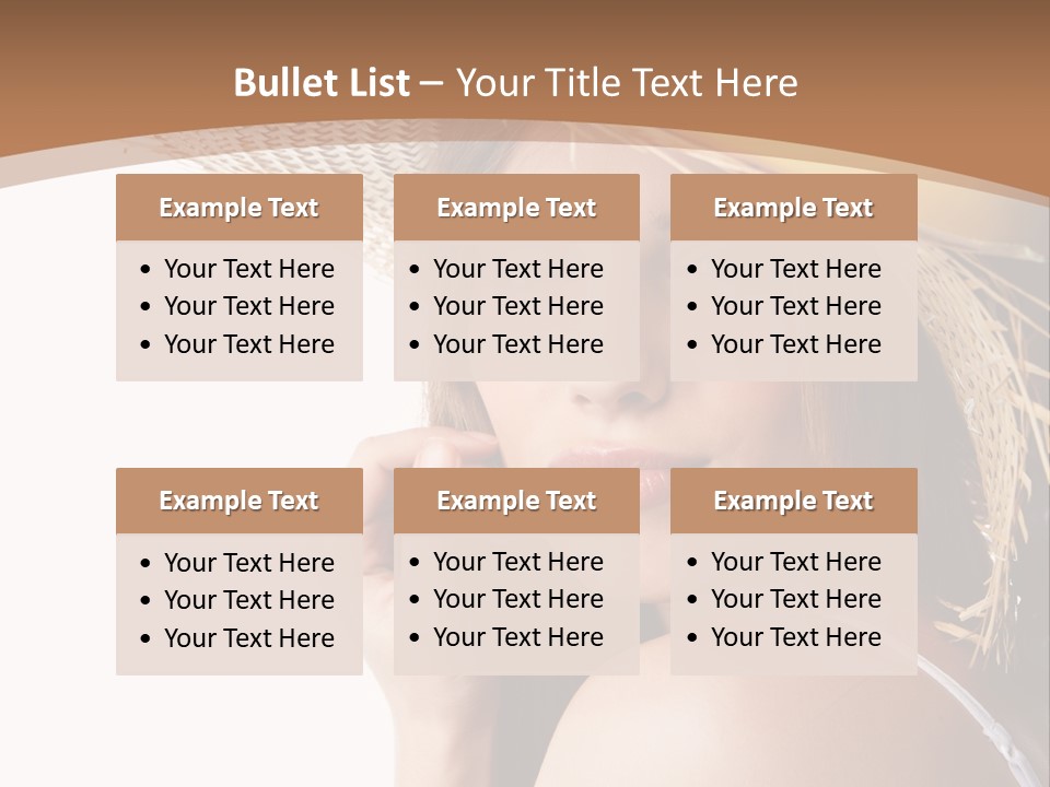 Headwear Concept Nature PowerPoint Template