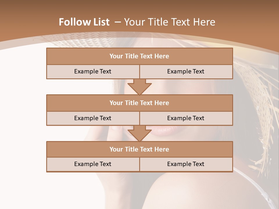 Headwear Concept Nature PowerPoint Template