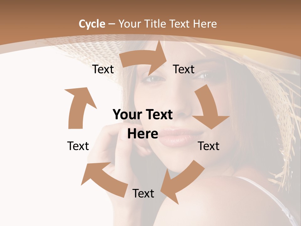 Headwear Concept Nature PowerPoint Template