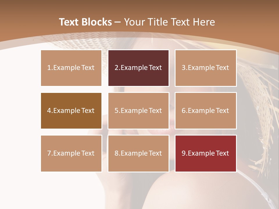 Headwear Concept Nature PowerPoint Template