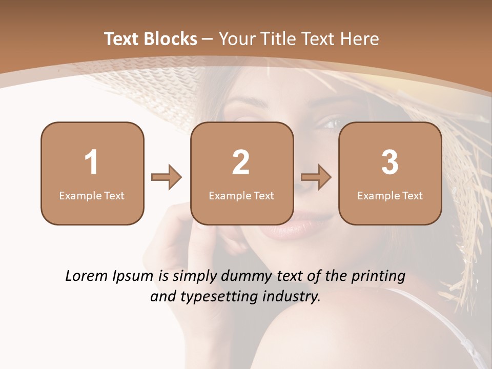 Headwear Concept Nature PowerPoint Template