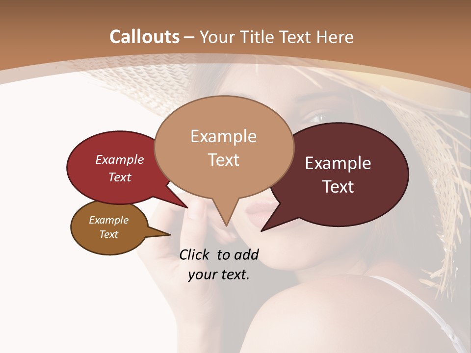 Headwear Concept Nature PowerPoint Template