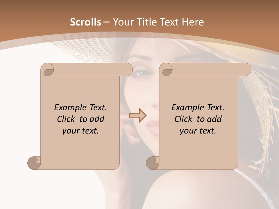 Headwear Concept Nature PowerPoint Template