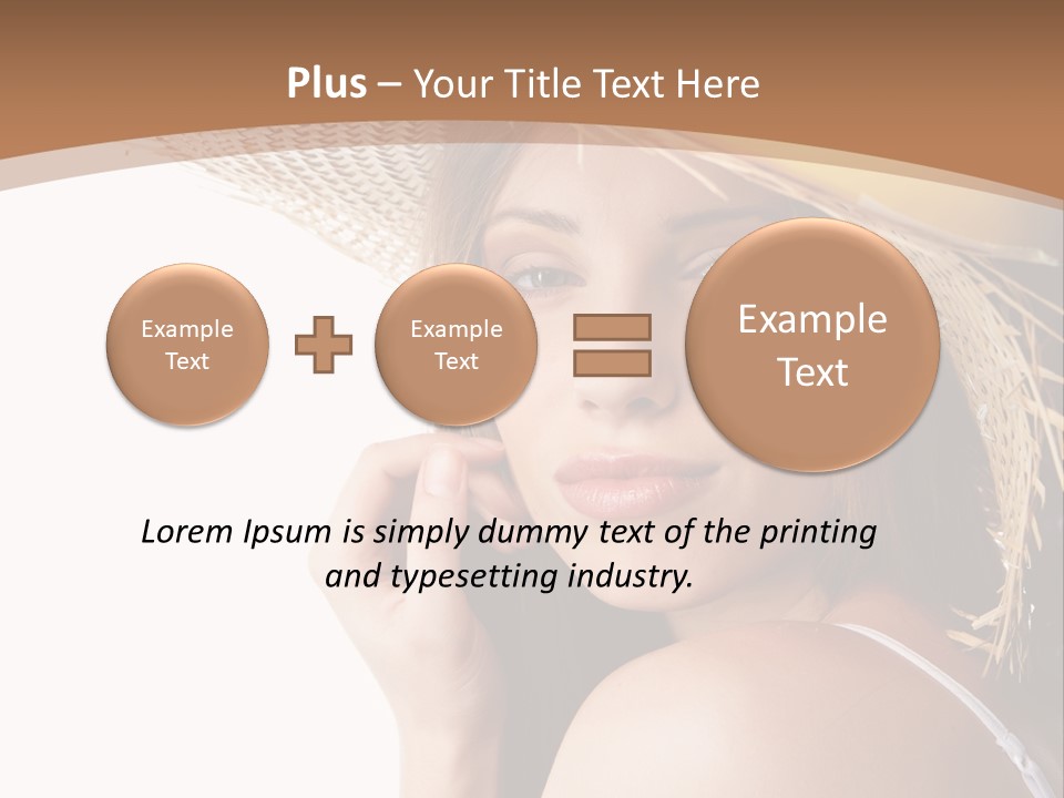 Headwear Concept Nature PowerPoint Template