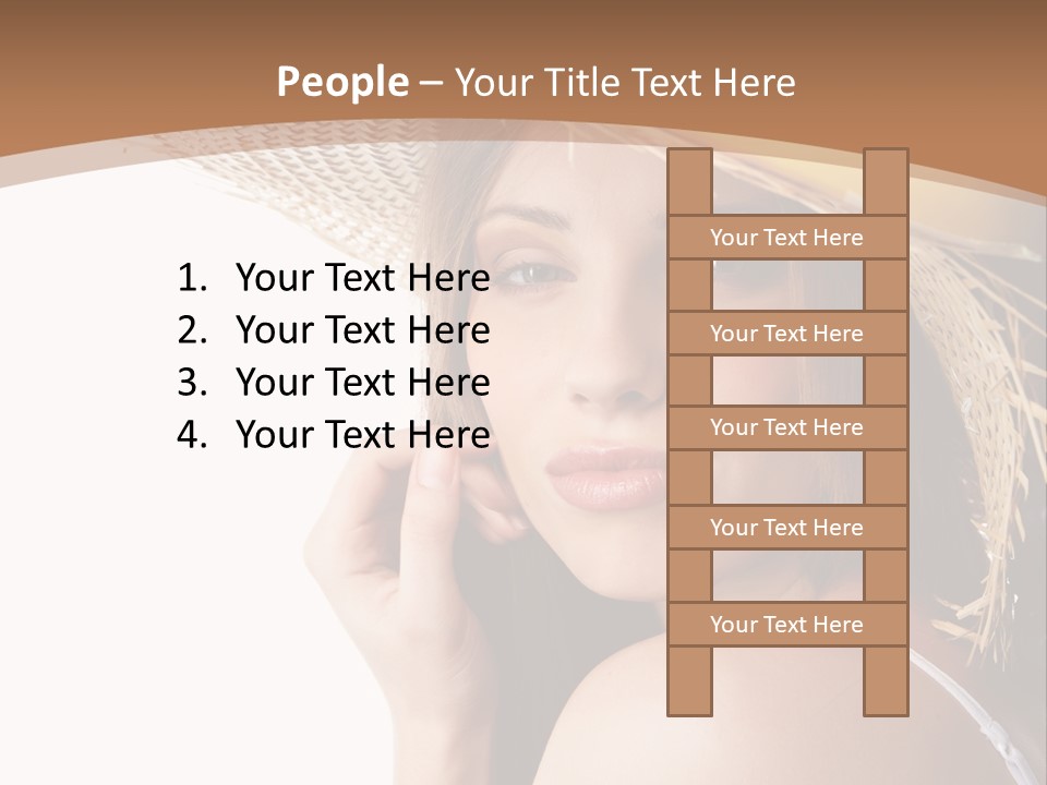 Headwear Concept Nature PowerPoint Template