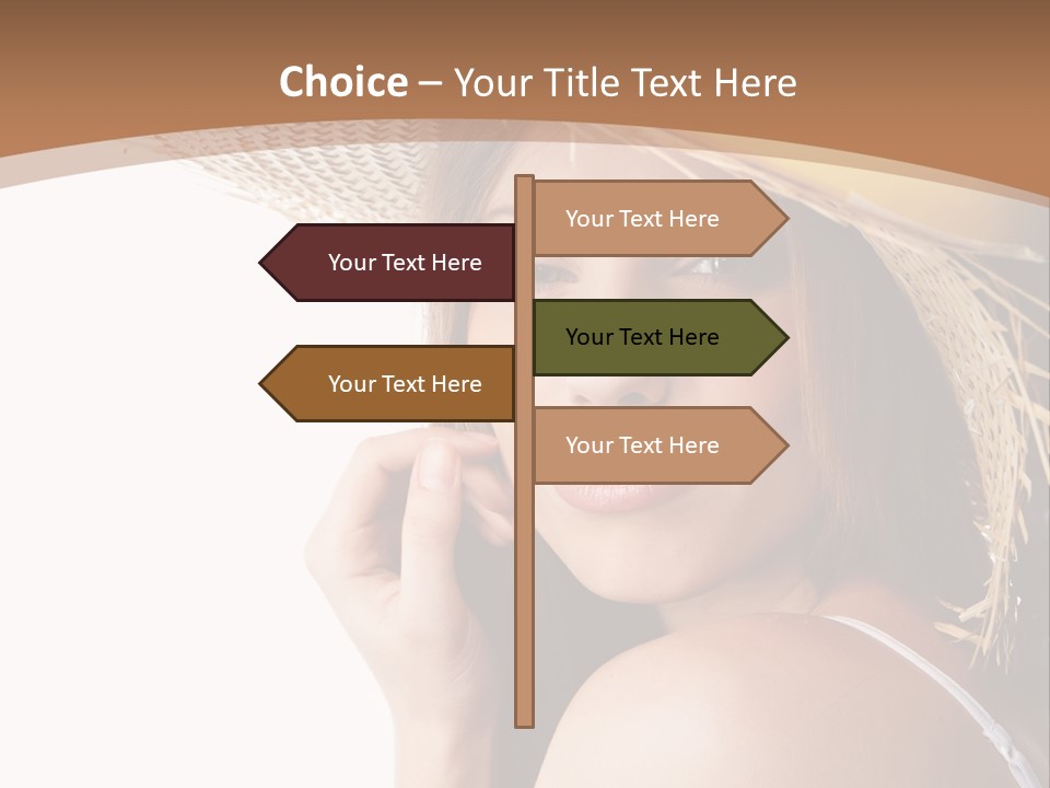 Headwear Concept Nature PowerPoint Template