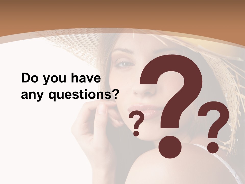 Headwear Concept Nature PowerPoint Template