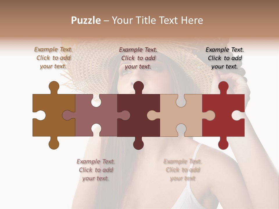 Portrait Girl Person PowerPoint Template