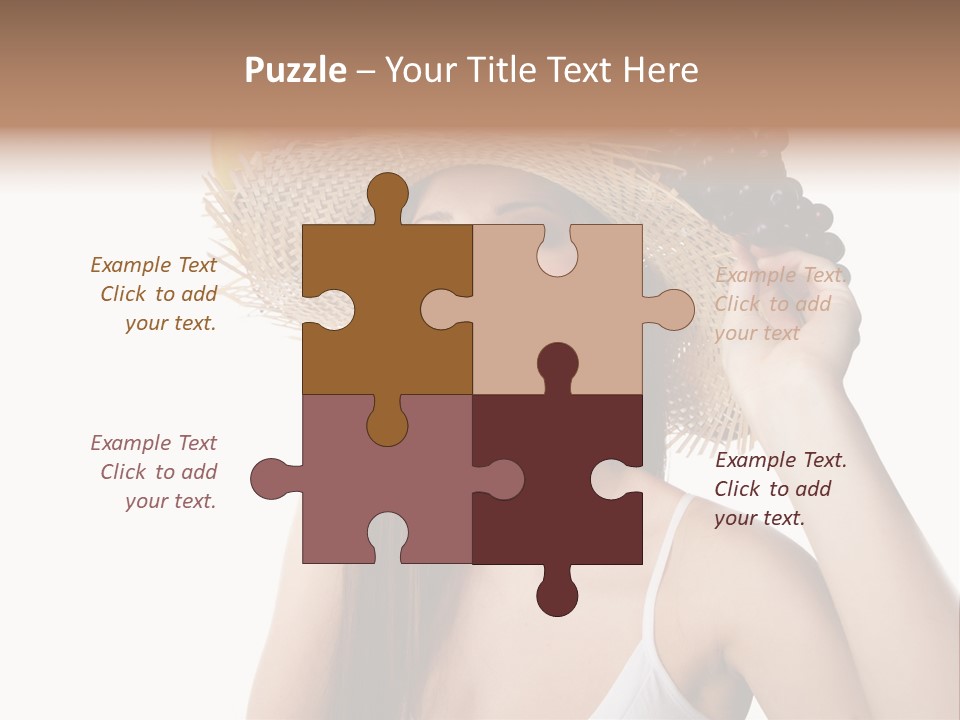 Portrait Girl Person PowerPoint Template