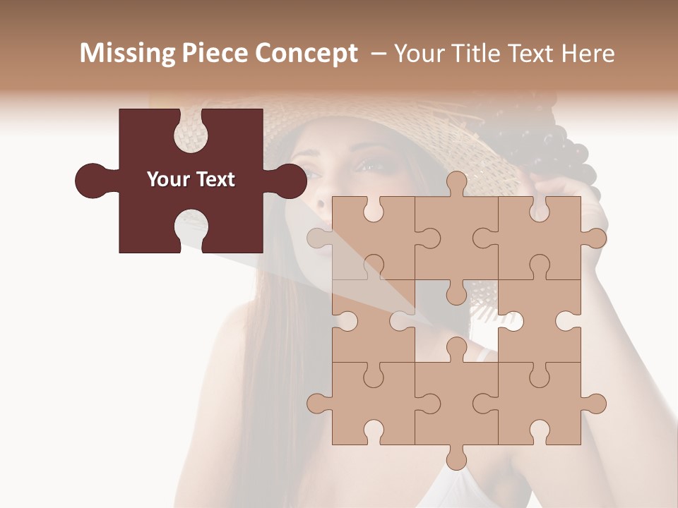 Portrait Girl Person PowerPoint Template