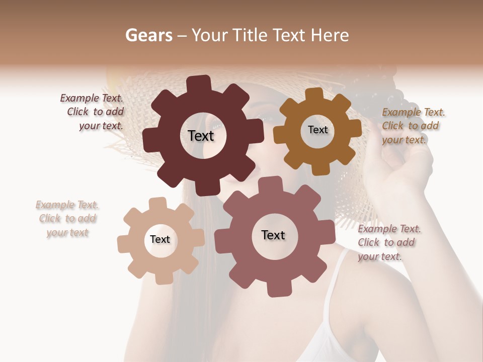 Portrait Girl Person PowerPoint Template