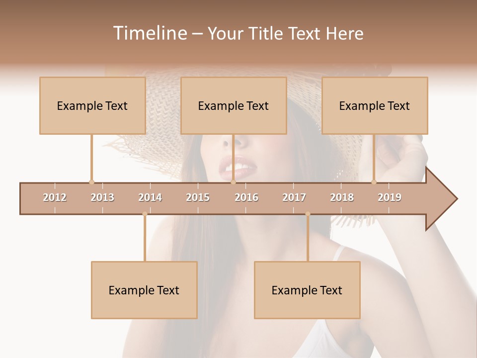 Portrait Girl Person PowerPoint Template