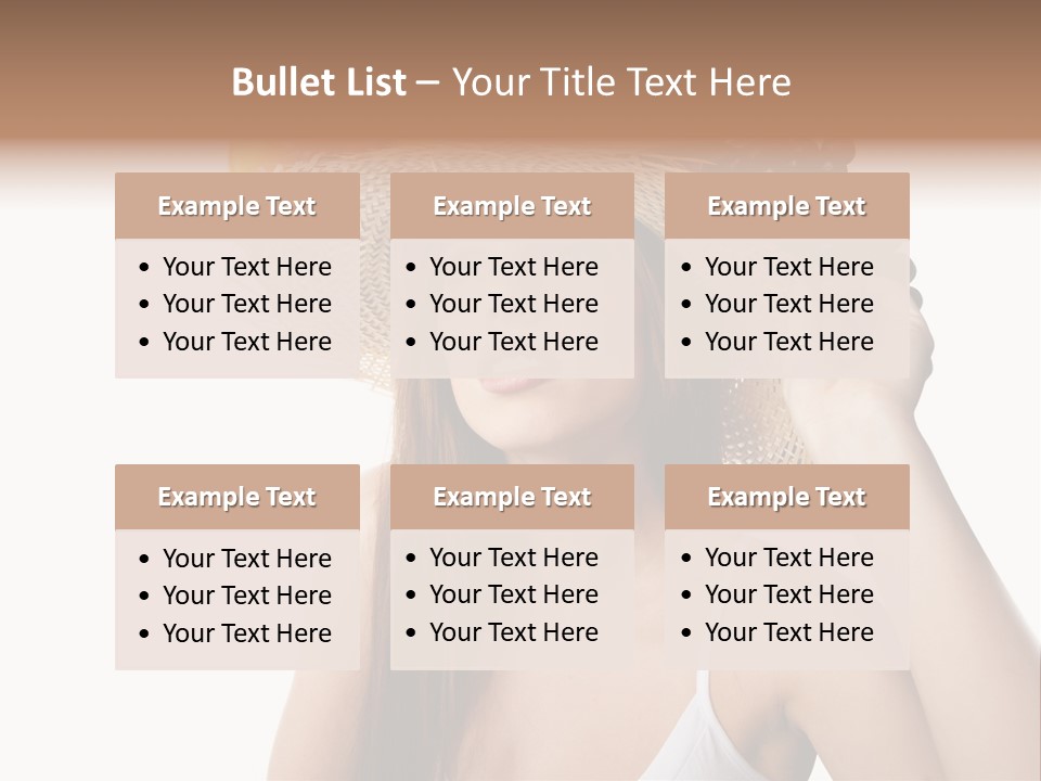 Portrait Girl Person PowerPoint Template