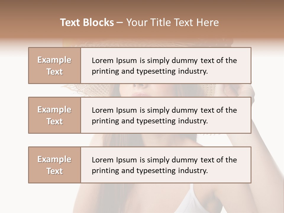 Portrait Girl Person PowerPoint Template